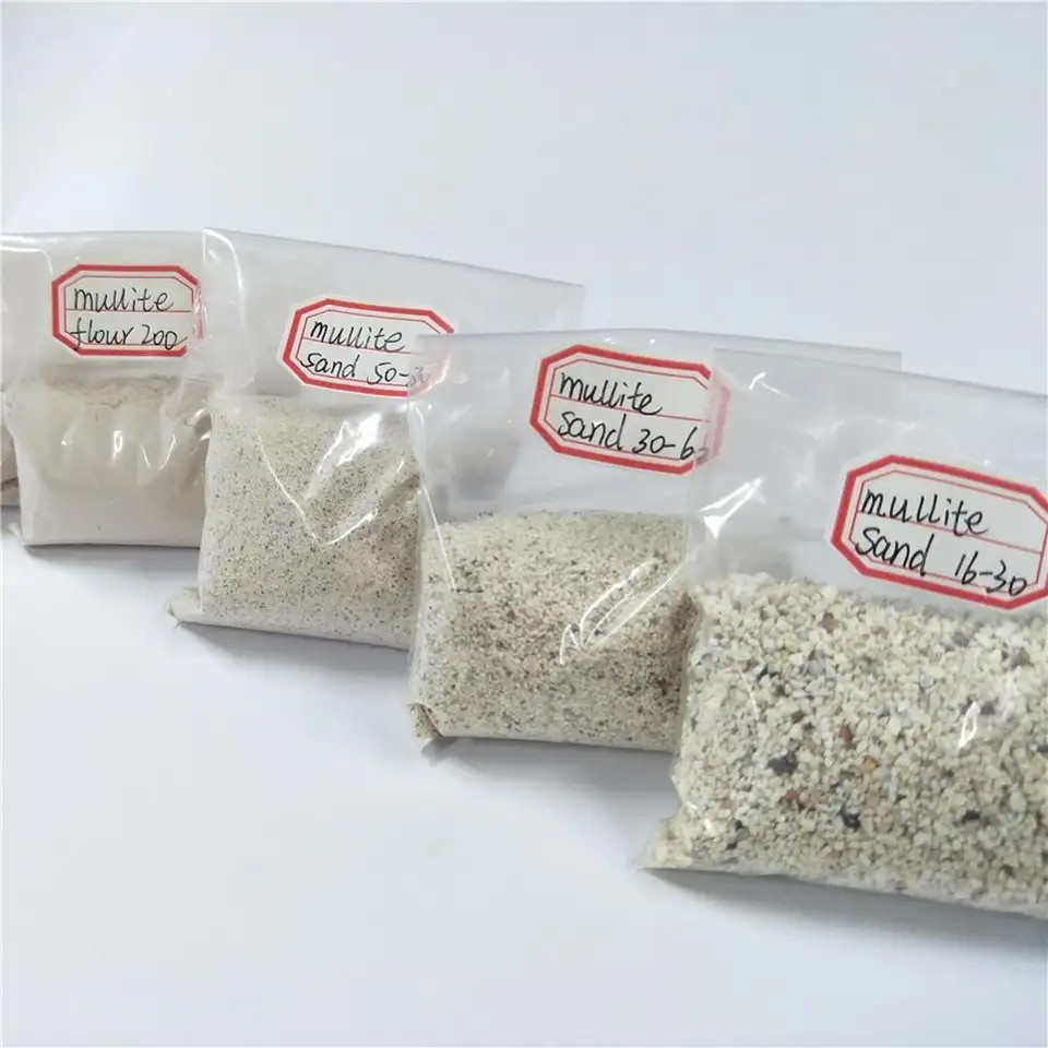 Fornitore di fabbrica in Cina Sabbia di mullite e farina di mullite per la fusione a cera persa